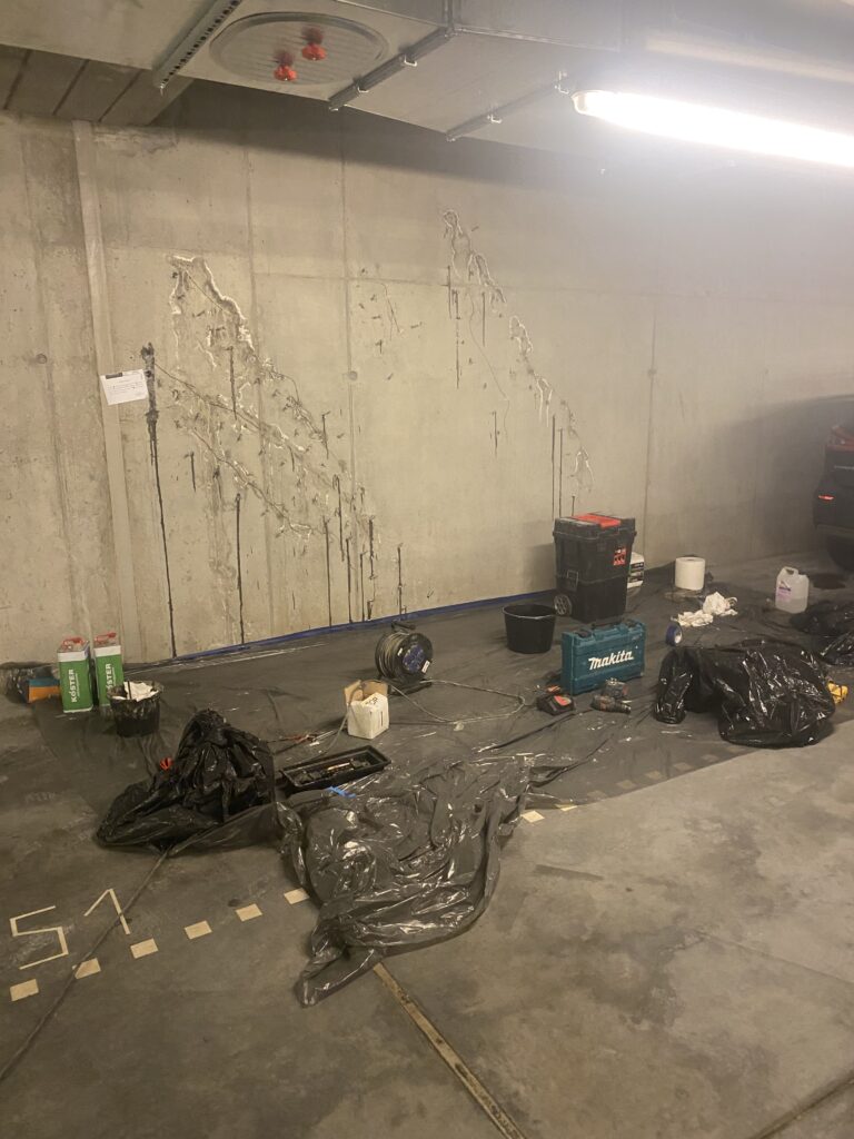 iniekcja garaż ul. Wizjonerów Kraków