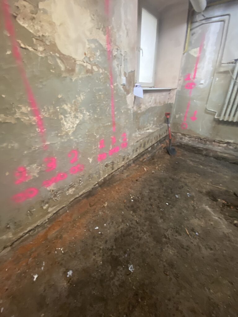 iniekcja piwnica centrum onkologii ul. Garncarska Kraków